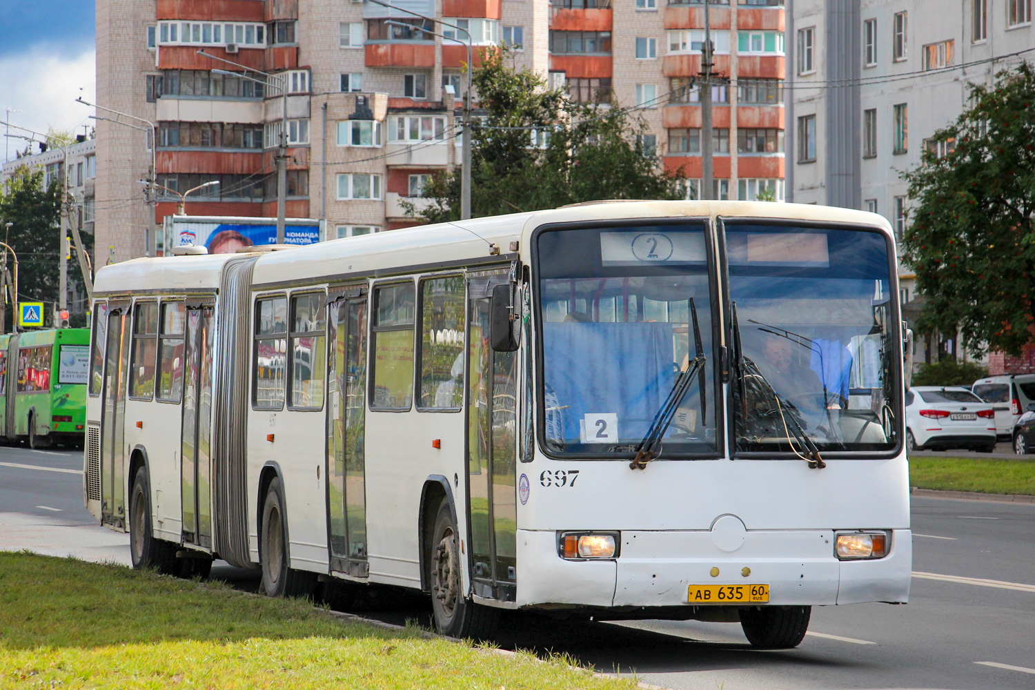 Псковская область, Mercedes-Benz O345G № 697