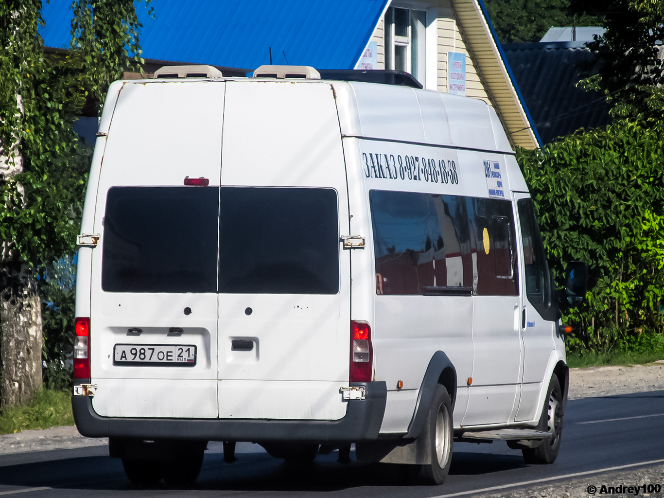 Чувашия, Промтех-224320, 21, 22 (Ford Transit) № А 987 ОЕ 21