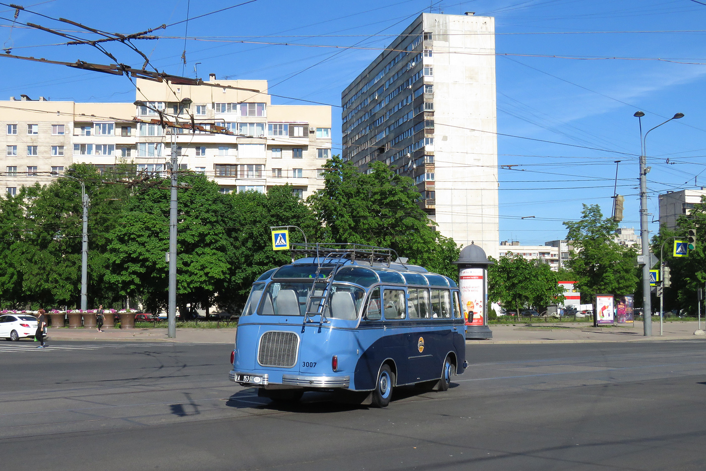 Εσθονία, Setra S6 # A 153; Saint Petersburg — IV St.Petersburg Retro Transport Parade, May 26, 2018