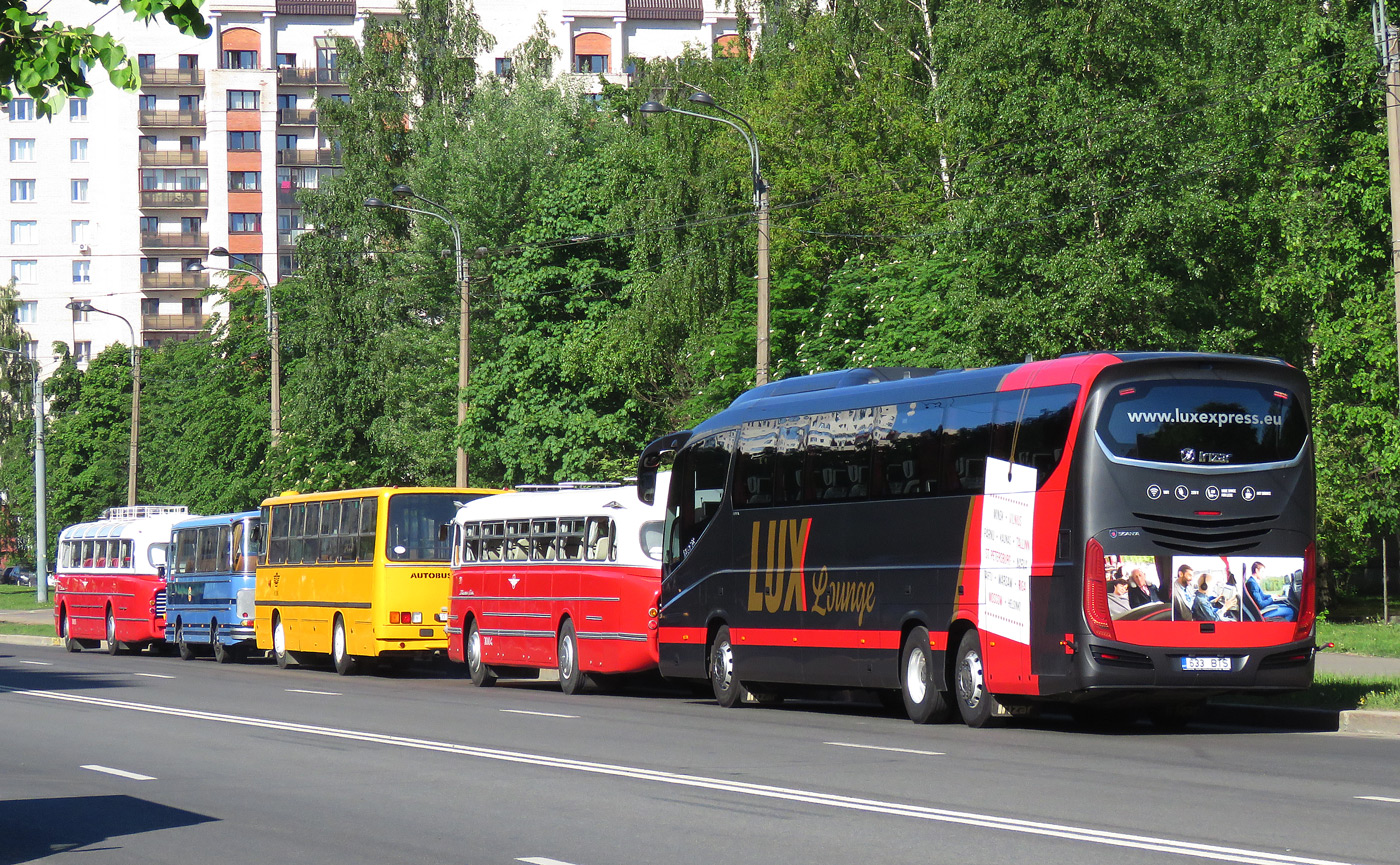 Эстония, Irizar i8 14,98 № 633 BTS; Санкт-Петербург — IV Петербургский парад ретро-транспорта 26 мая 2018 г.