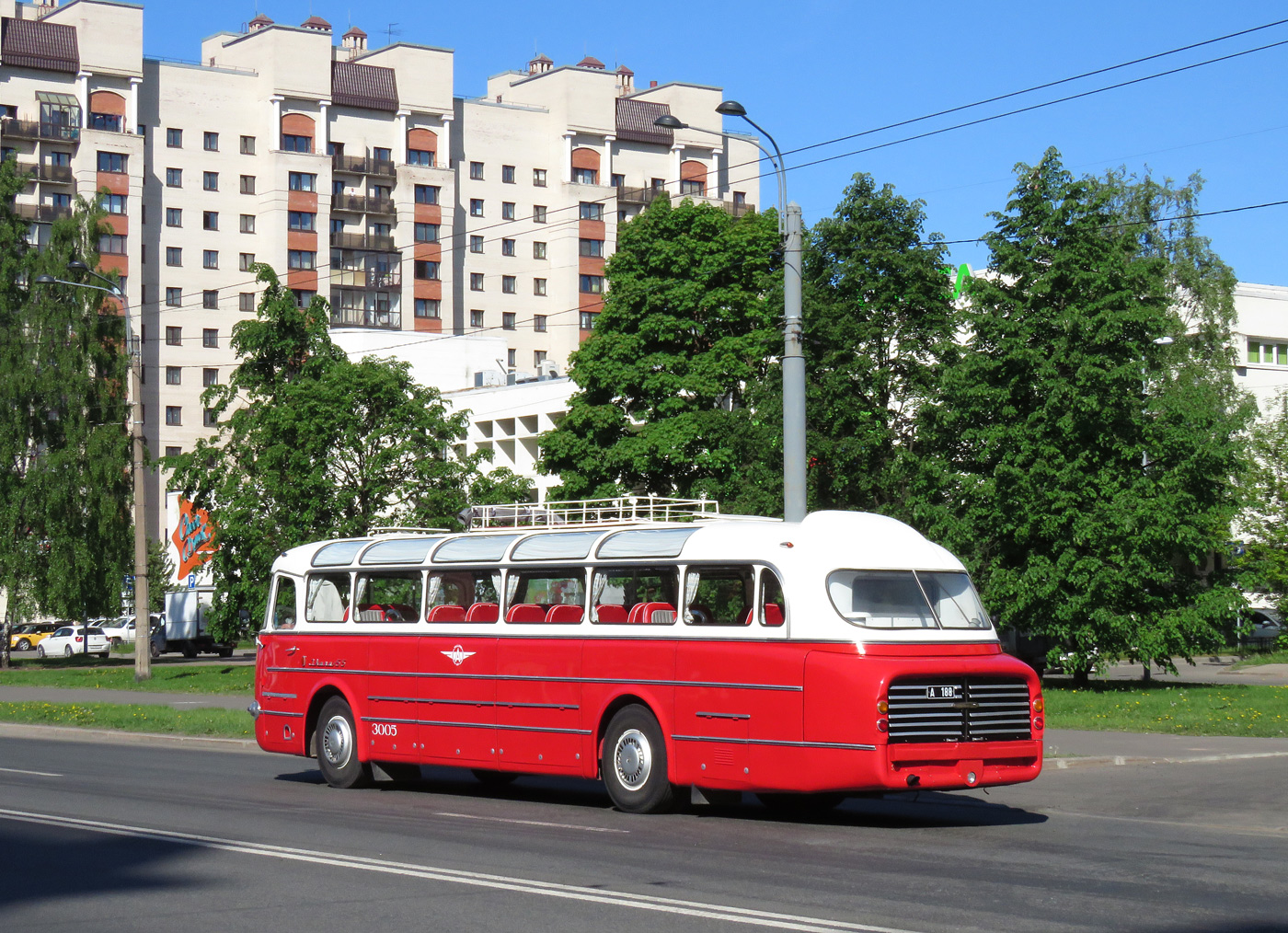 Эстония, Ikarus  55.52 № A 188; Санкт-Петербург — IV Петербургский парад ретро-транспорта 26 мая 2018 г.