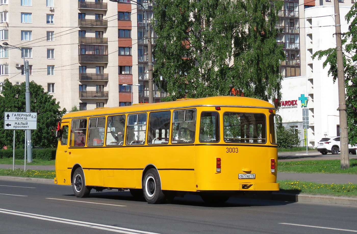 Sankt Petersburg, LiAZ-677M Nr С 677 АЕ 178; Sankt Petersburg — IV St.Petersburg Retro Transport Parade, May 26, 2018