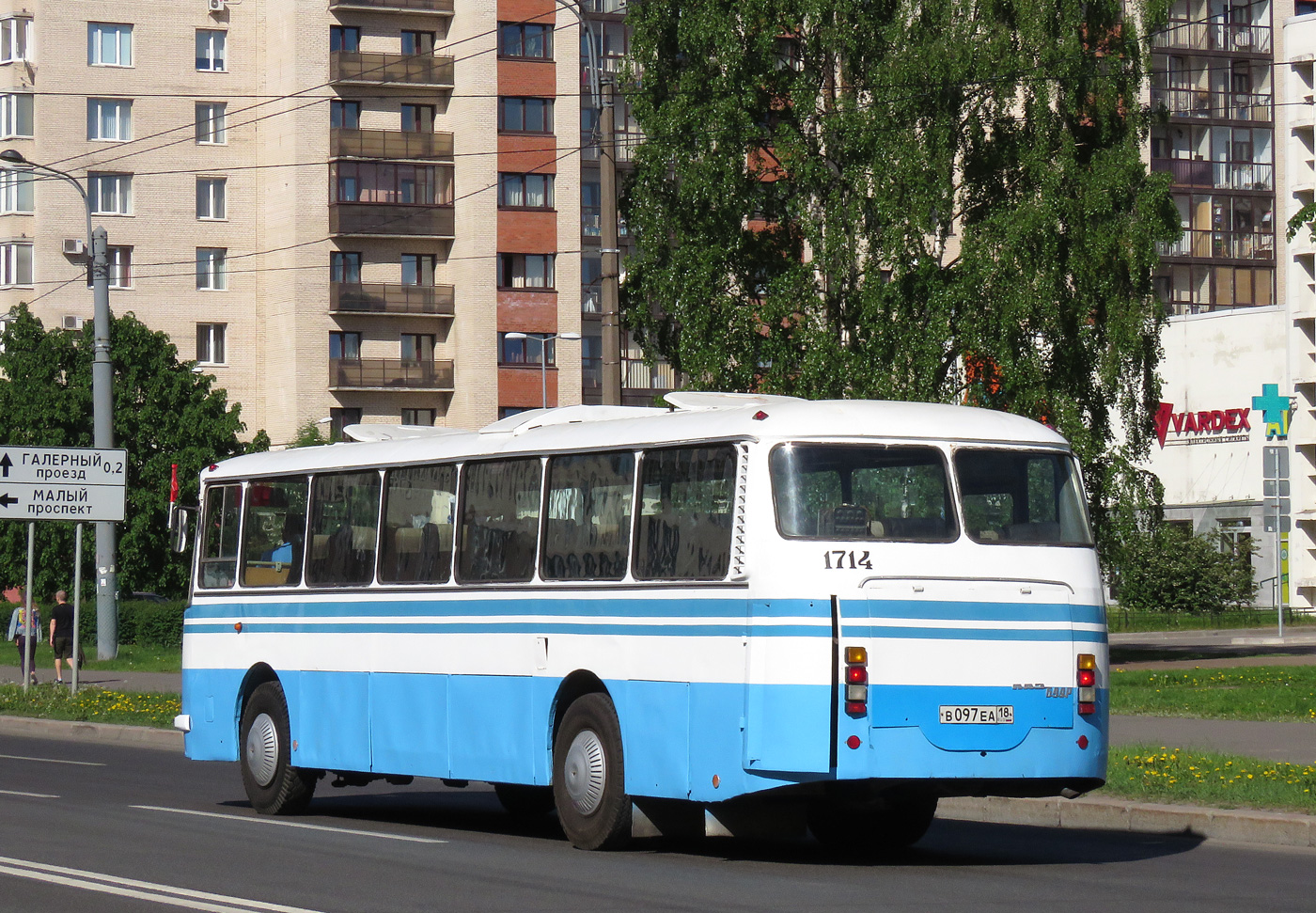 Санкт-Петербург, ЛАЗ-699Р № 1714; Санкт-Петербург — IV Петербургский парад ретро-транспорта 26 мая 2018 г.