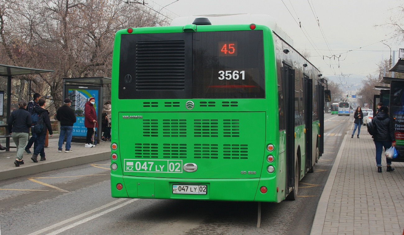 Алматы, Golden Dragon XML6125CN (Hyundai Trans Auto) № 3561