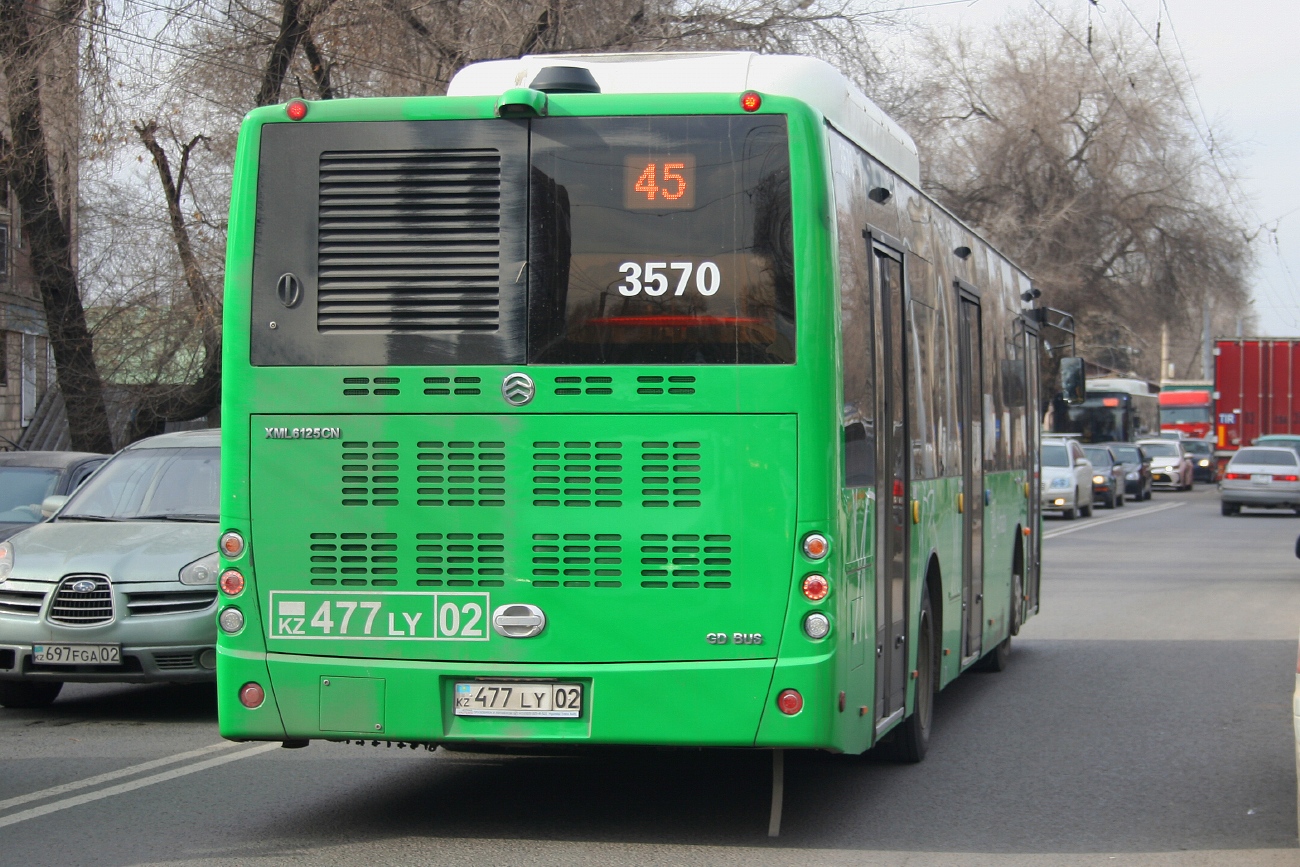 Алматы, Golden Dragon XML6125CN (Hyundai Trans Auto) № 3570