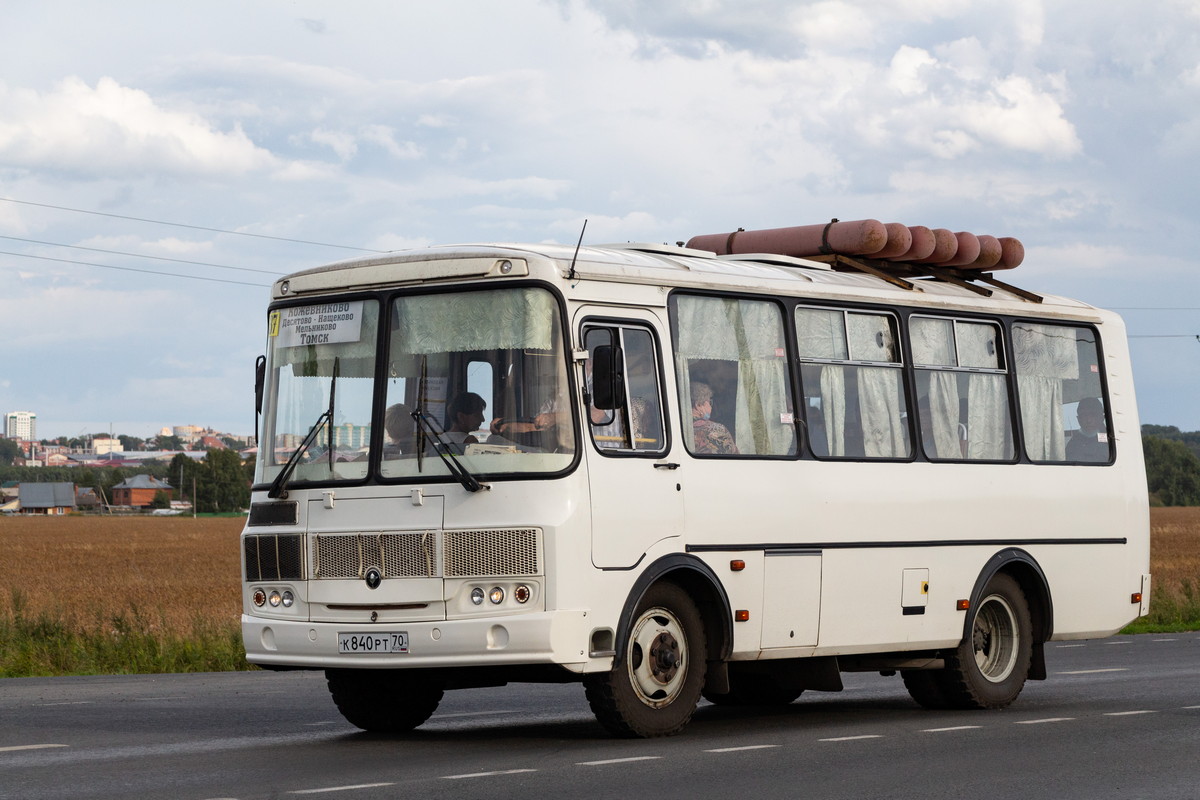 Томская область, ПАЗ-32053 № К 840 РТ 70