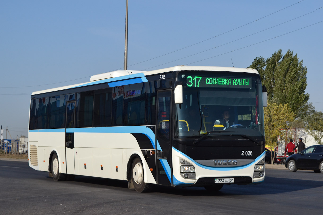 Астана, IVECO Crossway LINE 13M (СарыаркаАвтоПром) № Z026