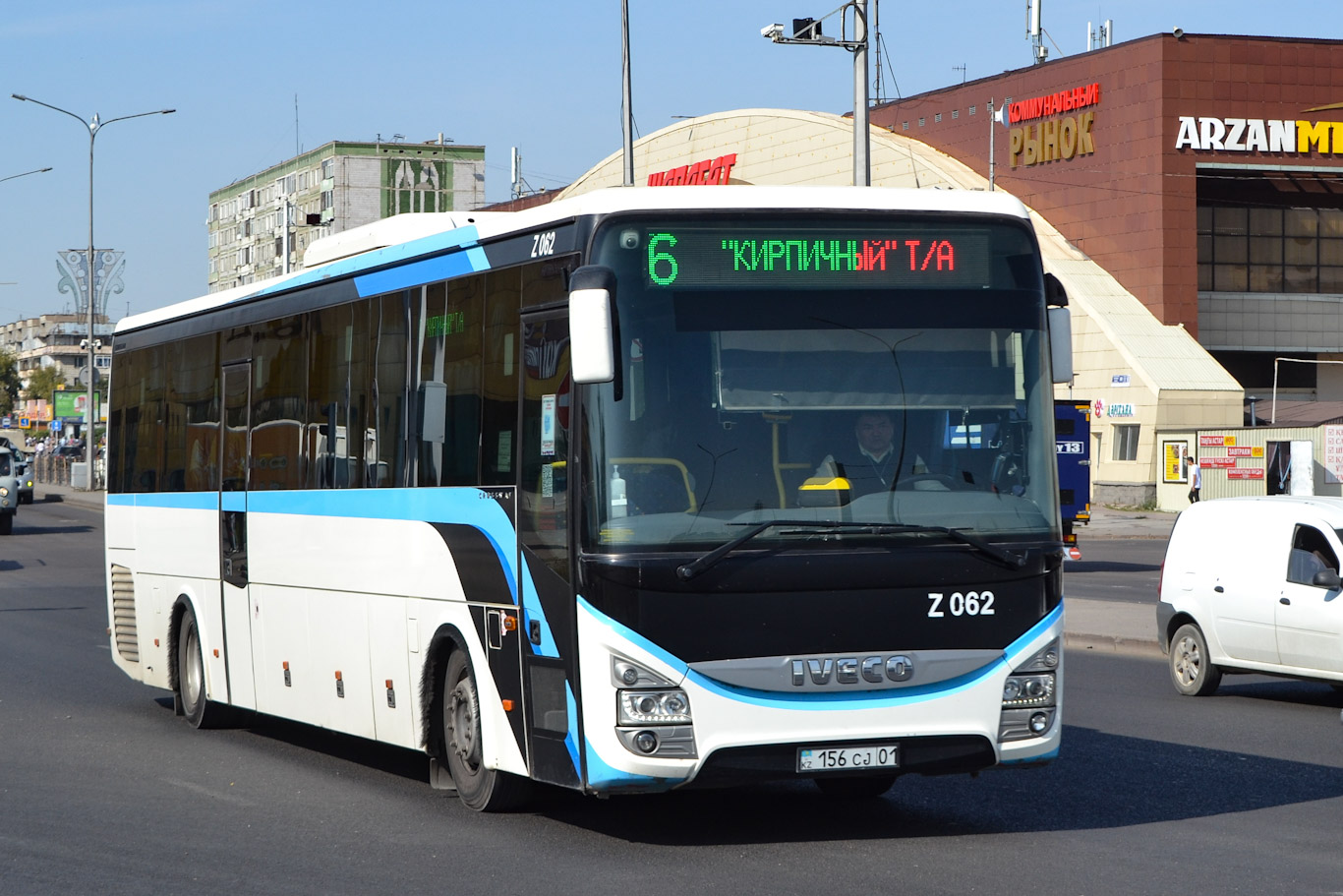 Астана, IVECO Crossway LINE 13M (СарыаркаАвтоПром) № Z062