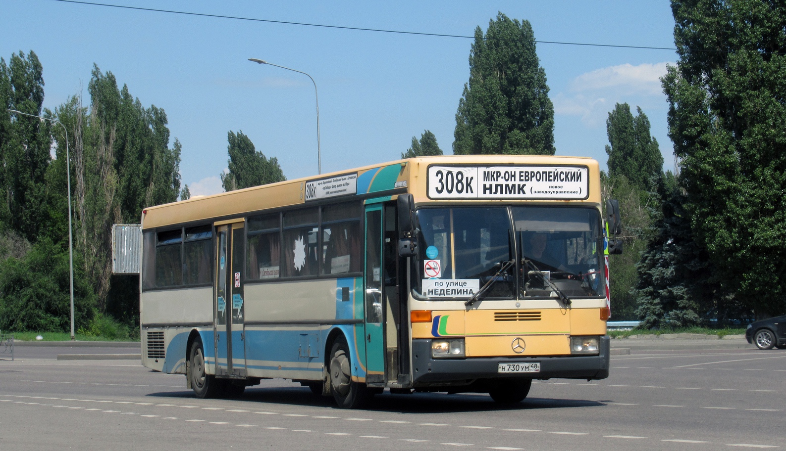 Lipetsk region, Mercedes-Benz O405 Nr. Н 730 УМ 48