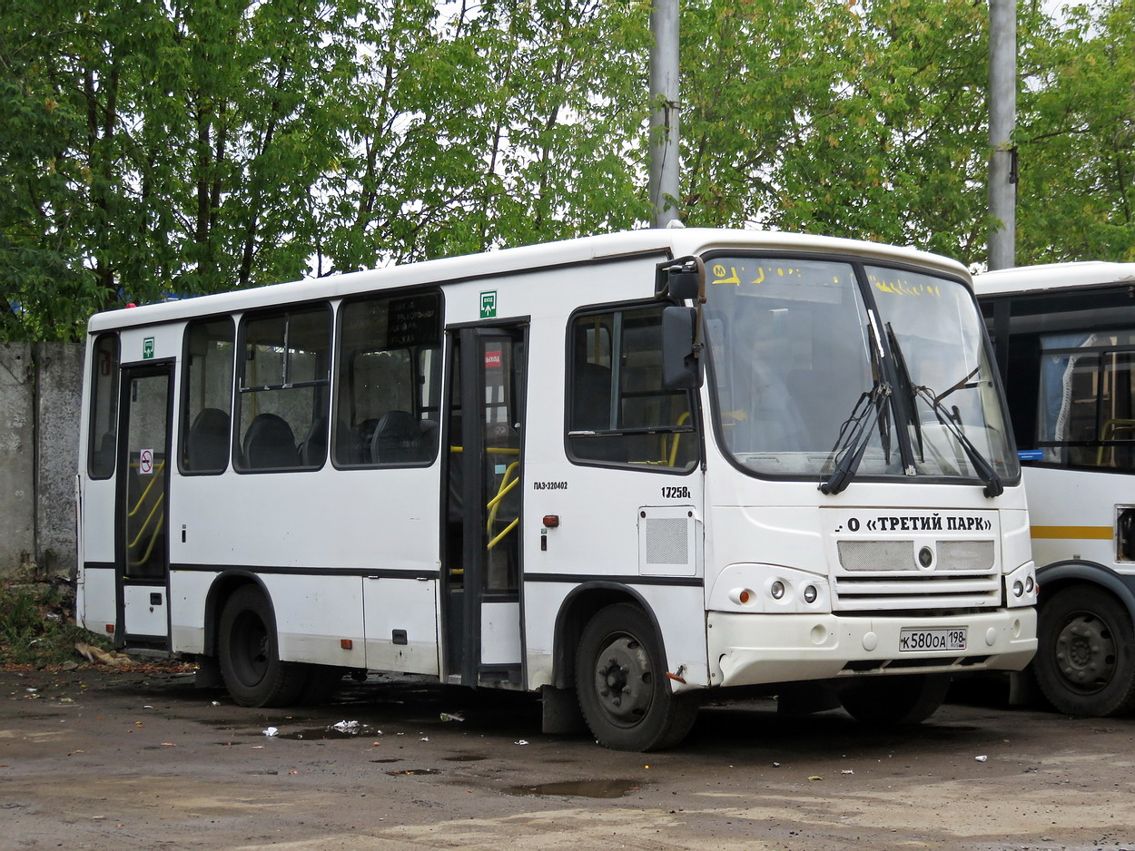 Kirov region, PAZ-320402-05 Nr. К 580 ОА 198