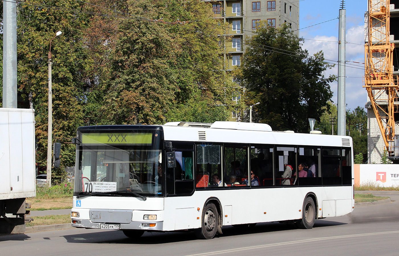 Пензенская вобласць, MAN A21 NL263 № А 205 УК 159