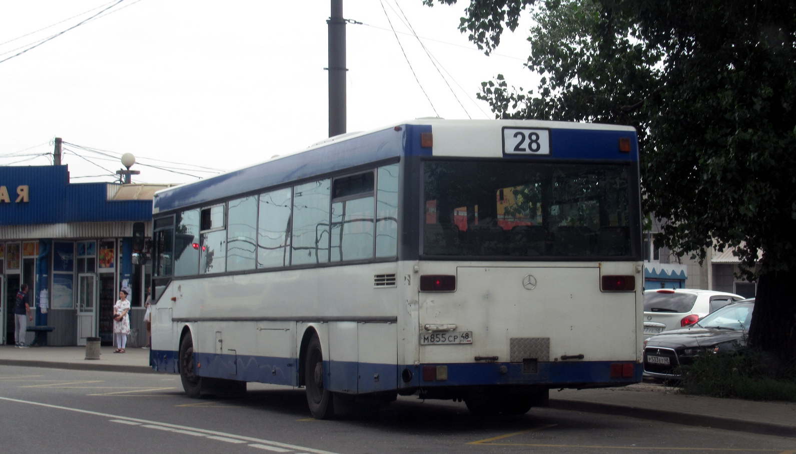 Липецкая область, Mercedes-Benz O405 № М 855 СР 48