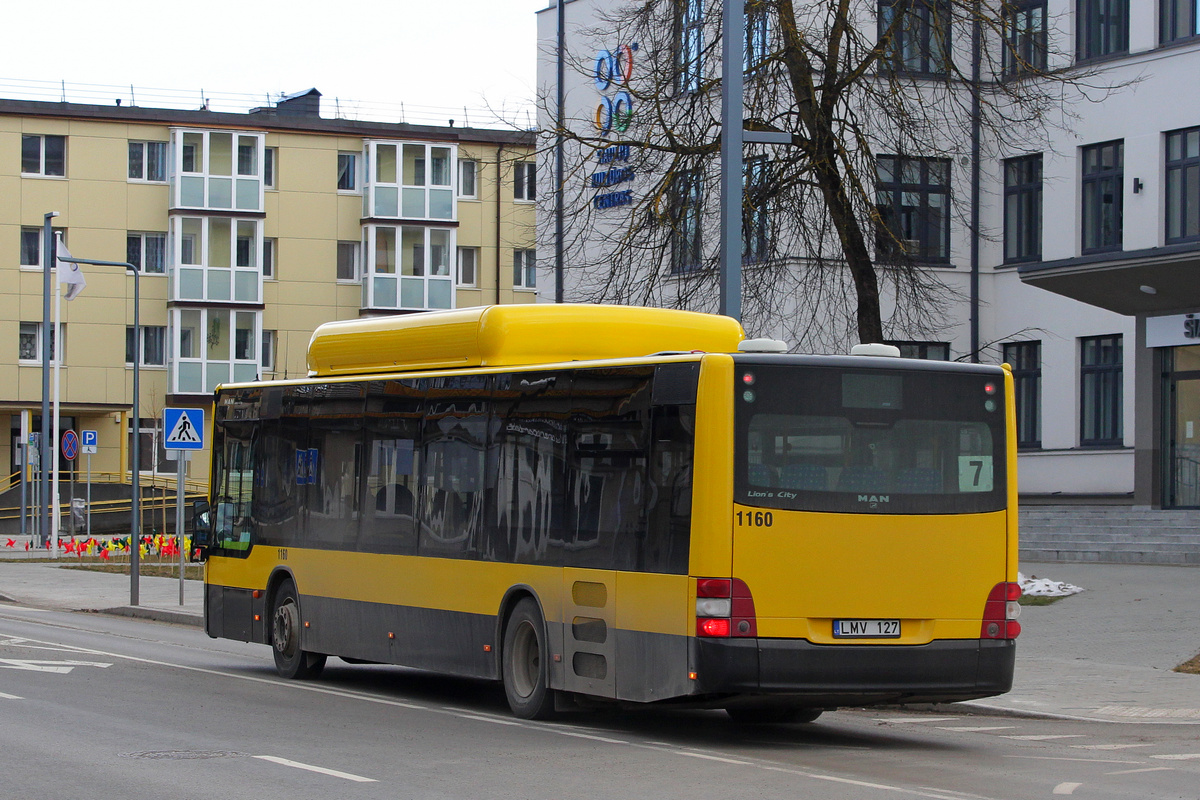 Литва, MAN A21 Lion's City NL243 CNG № 1160