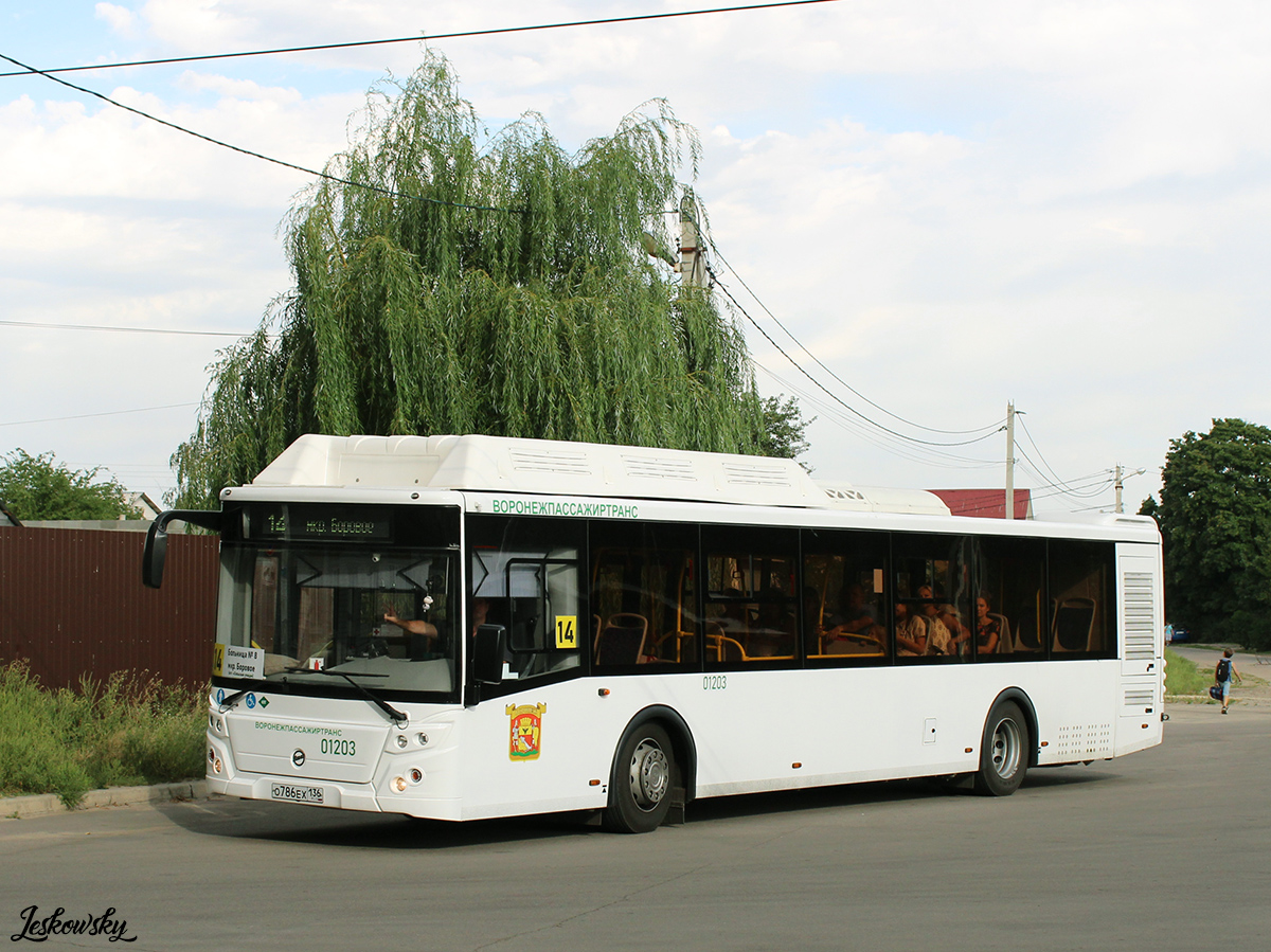 Воронежская область, ЛиАЗ-5292.67 (CNG) № 01203