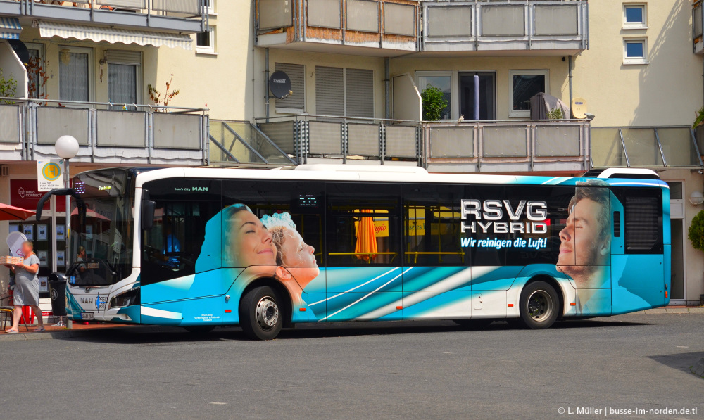 Северный Рейн-Вестфалия, MAN 12C Lion's City 12 NL280 EfficientHybrid № 2836