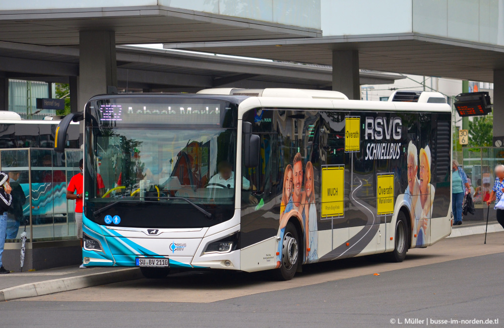 Северный Рейн-Вестфалия, MAN 12C Lion's City 12 NL280 EfficientHybrid № 2110