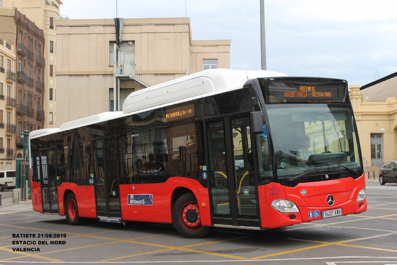 Испания, Mercedes-Benz Citaro C2 NGT № 3036