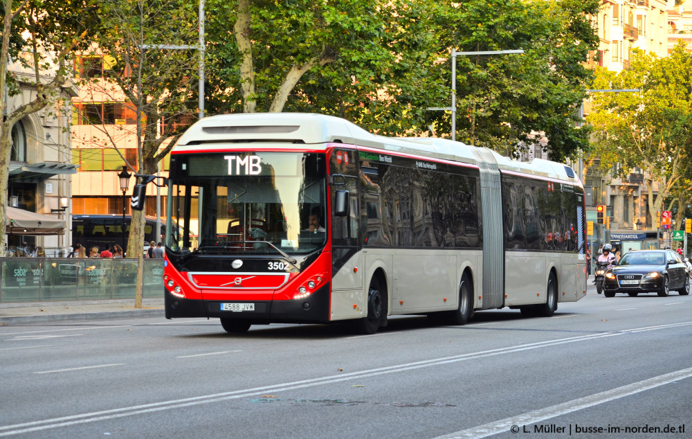 Испания, Volvo 7900A Hybrid № 3502