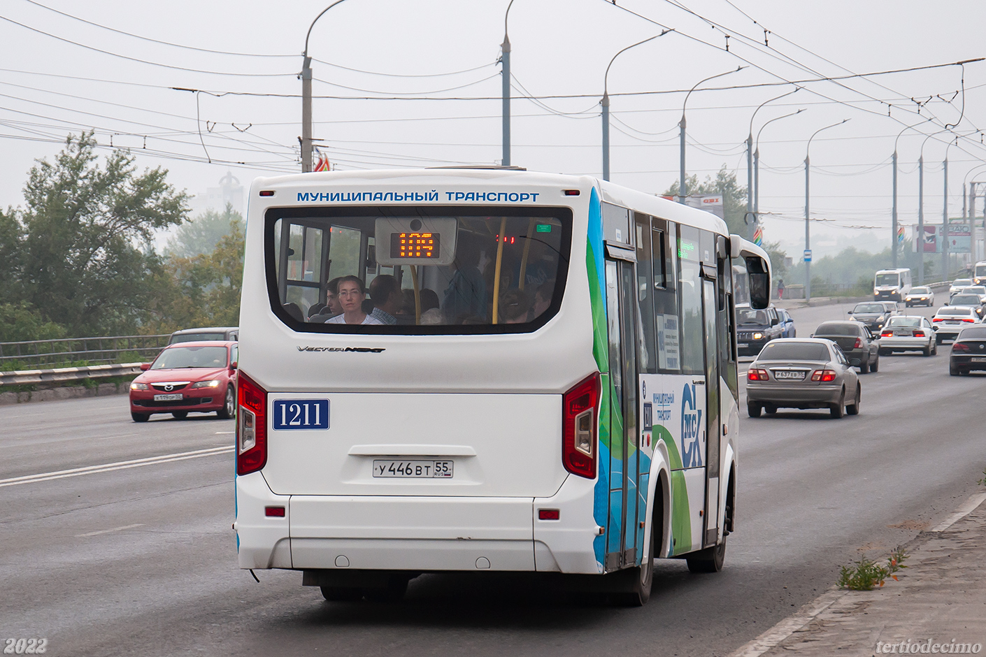 Omsk region, PAZ-320435-04 "Vector Next" № 1211