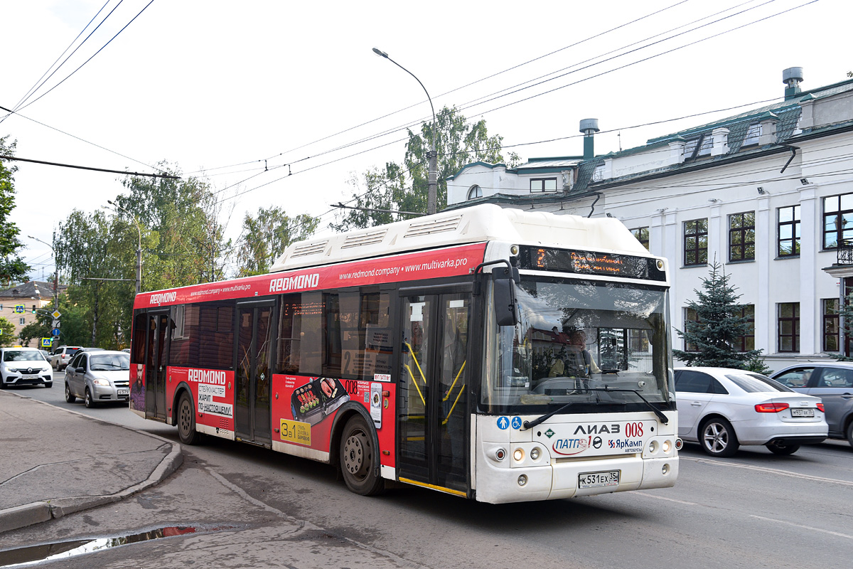 Вологодская область, ЛиАЗ-5292.67 (CNG) № 008