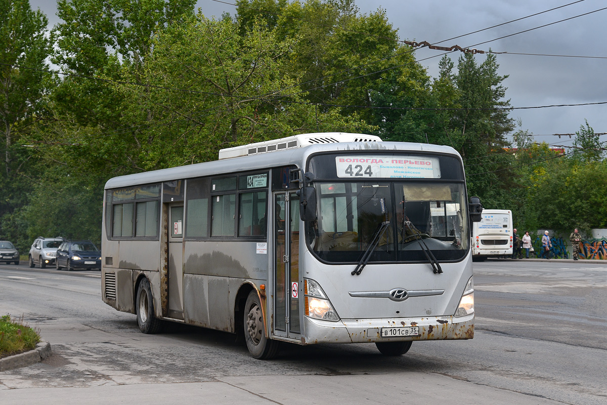 Вологодская область, Hyundai New Super AeroCity 1F/L № В 101 СВ 35