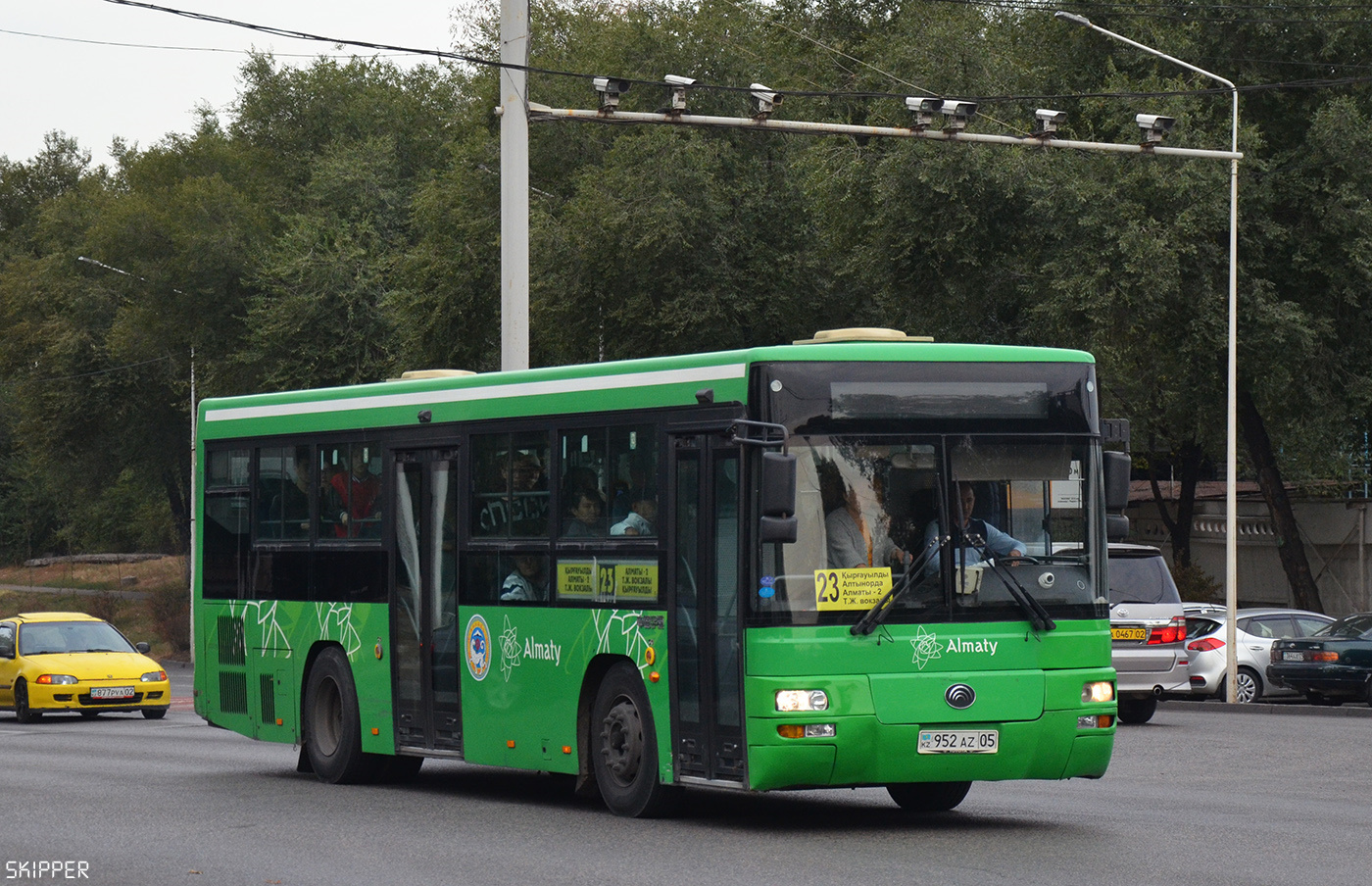 Алматинская область, Yutong ZK6108HGH № 952 AZ 05
