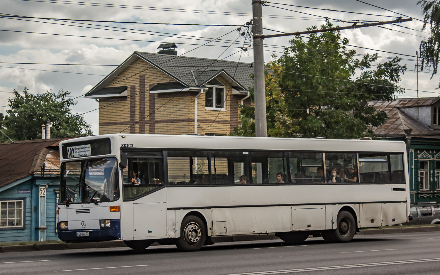 Vladimir region, Mercedes-Benz O405 č. Р 501 НА 33