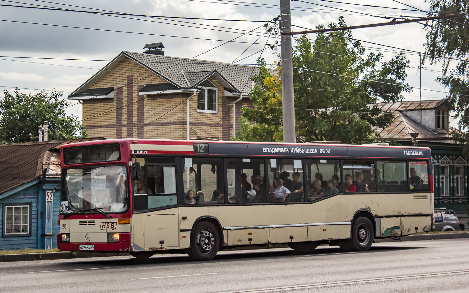 Владимирская область, Mercedes-Benz O405N2 № О 224 МА 33