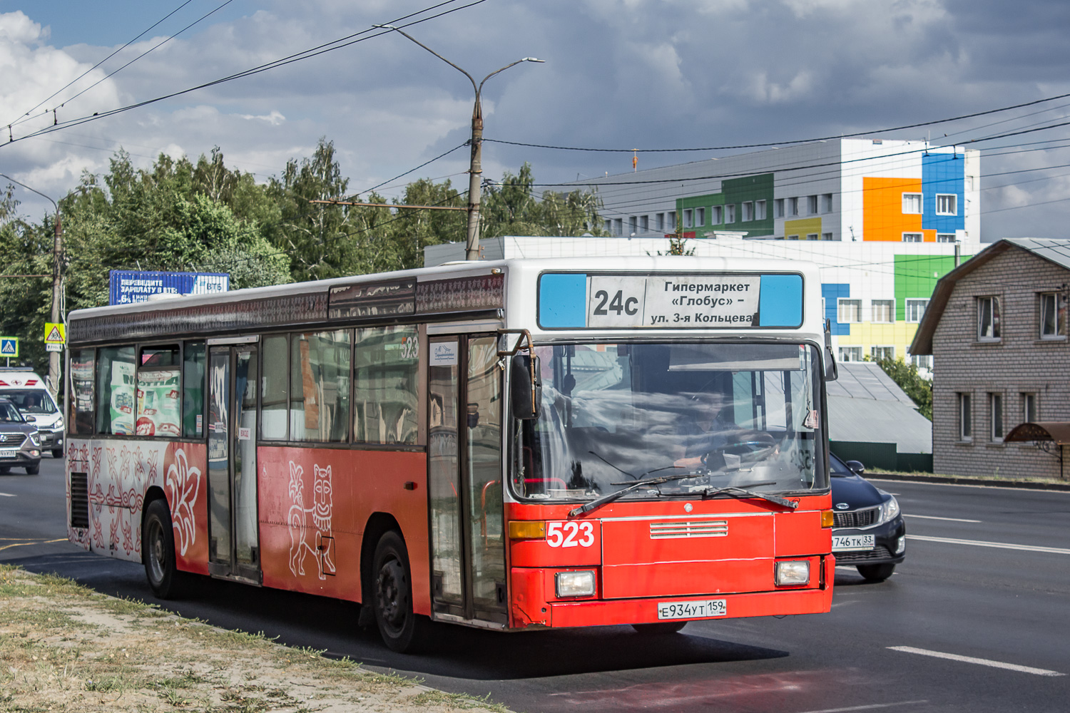 Владимирская область, Mercedes-Benz O405N № 523