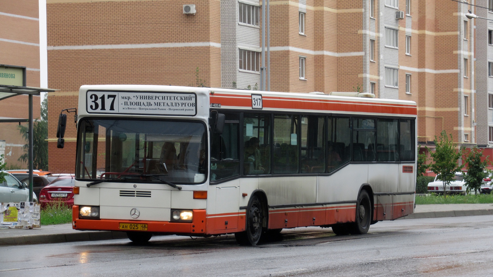 Липецкая область, Mercedes-Benz O405N2 № АН 025 48