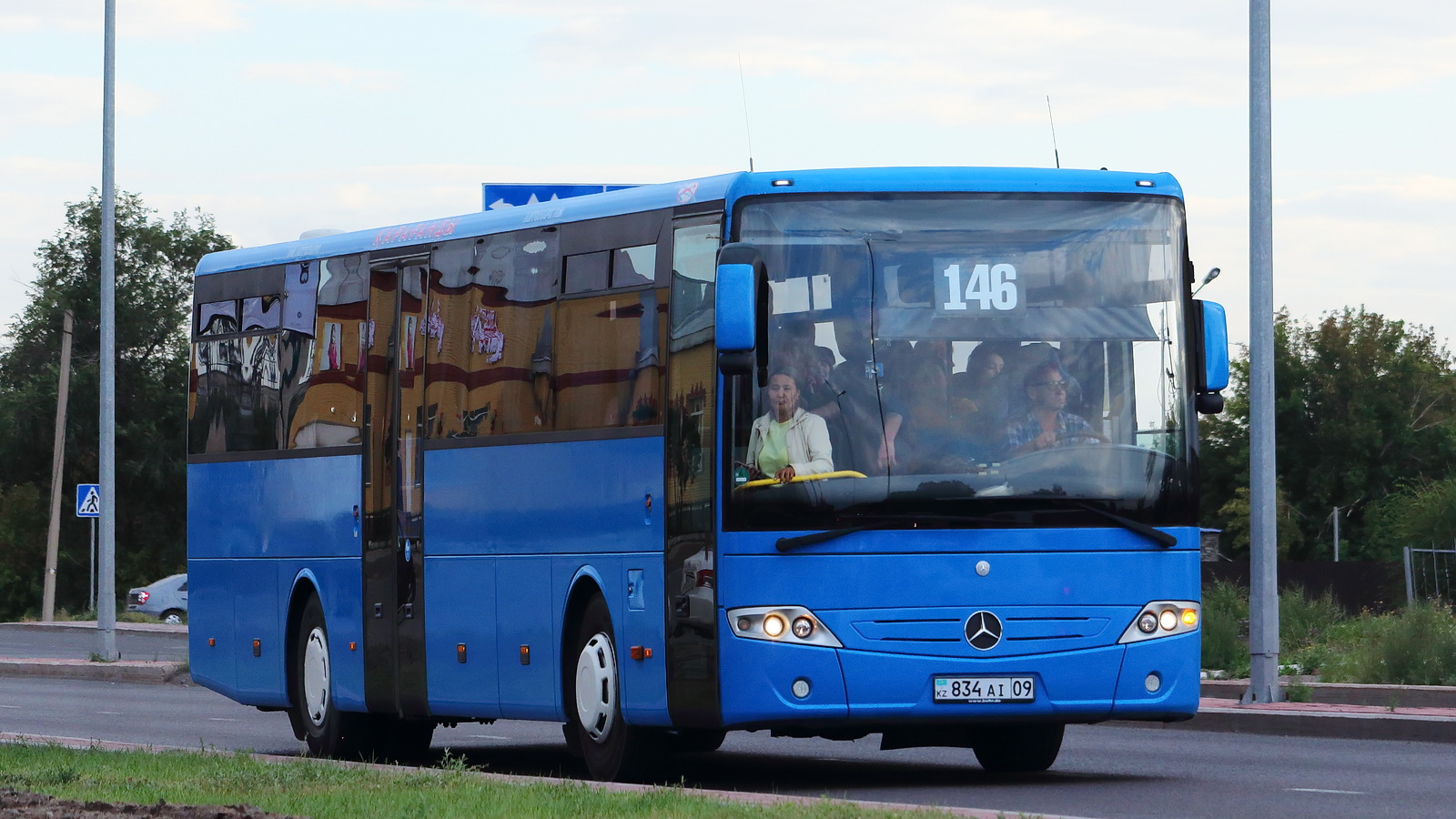 Карагандинская область, Mercedes-Benz Intouro II № 834 AI 09
