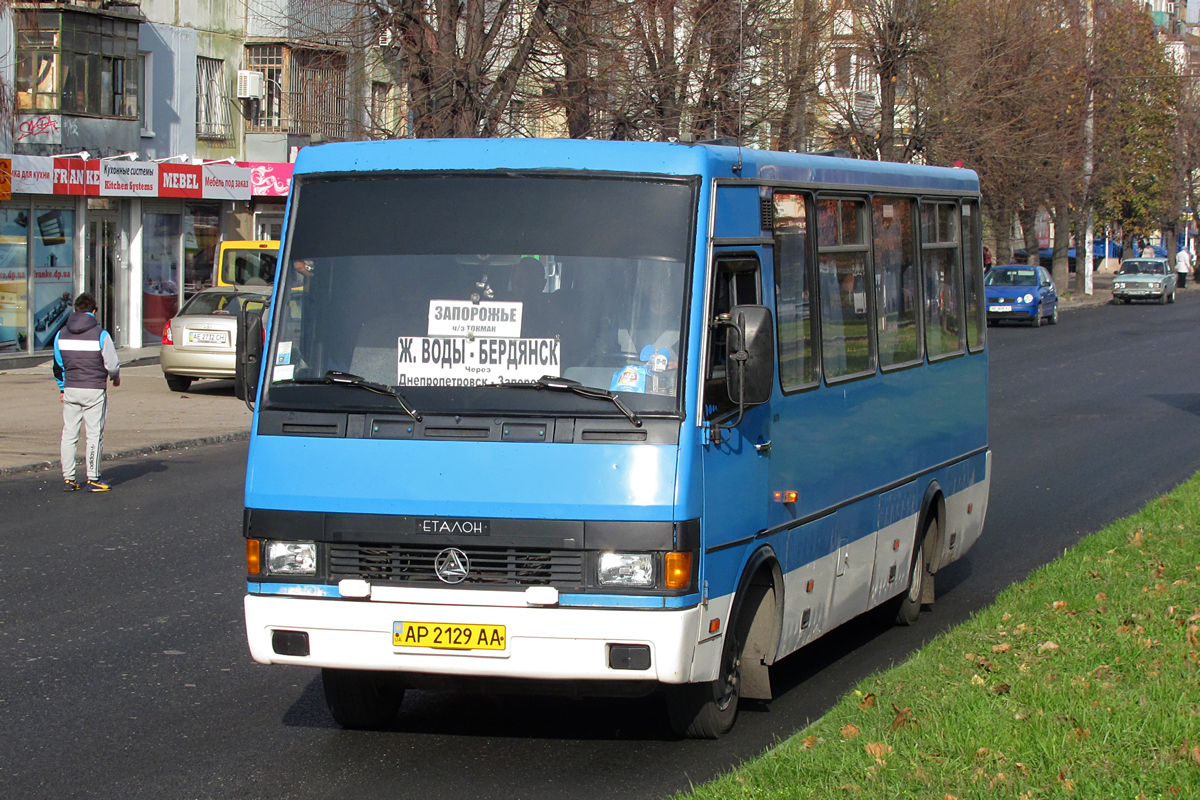 Запорожская область, БАЗ-А079.25 "Мальва" № AP 2129 AA