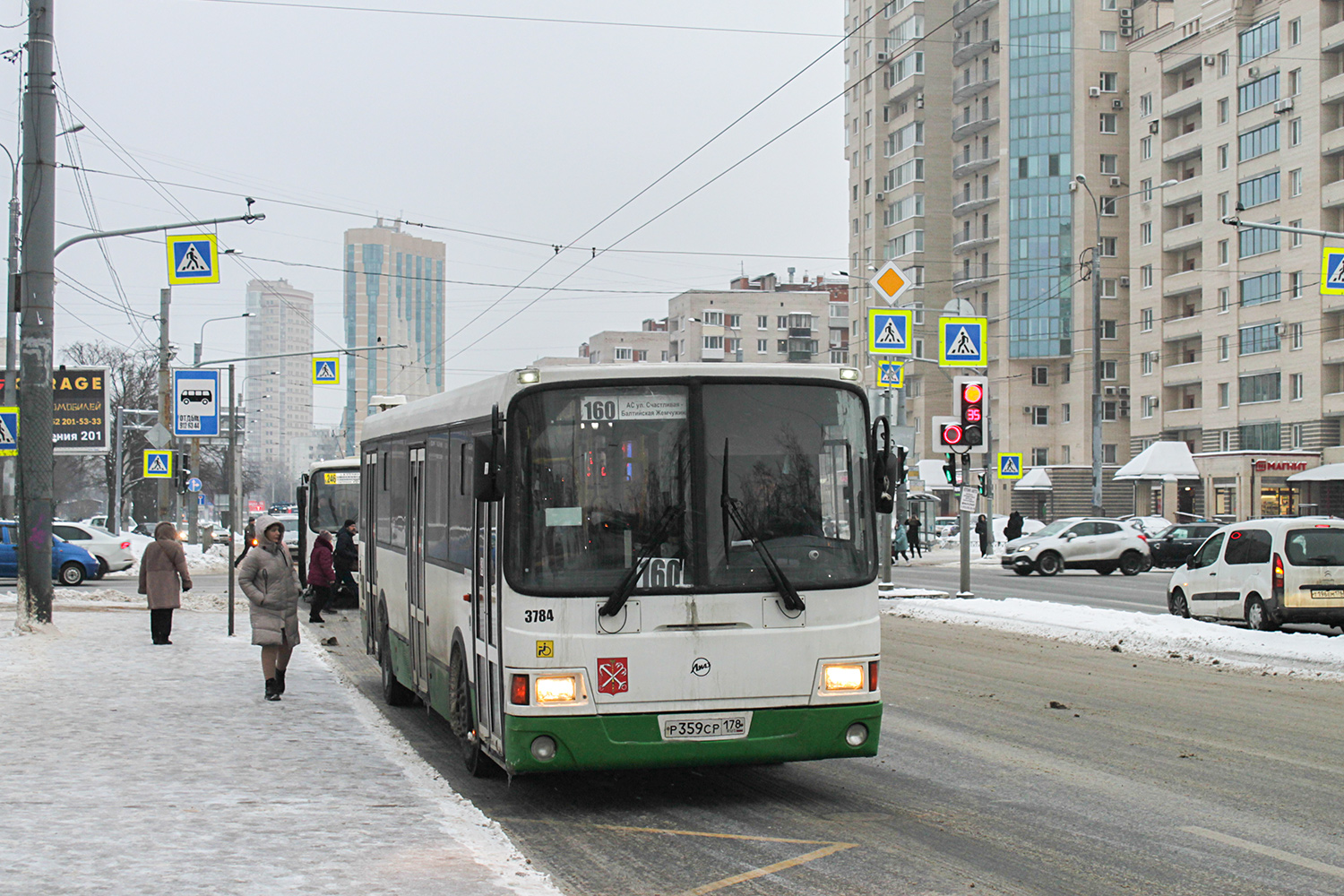 Санкт-Петербург, ЛиАЗ-5293.60 № 3784