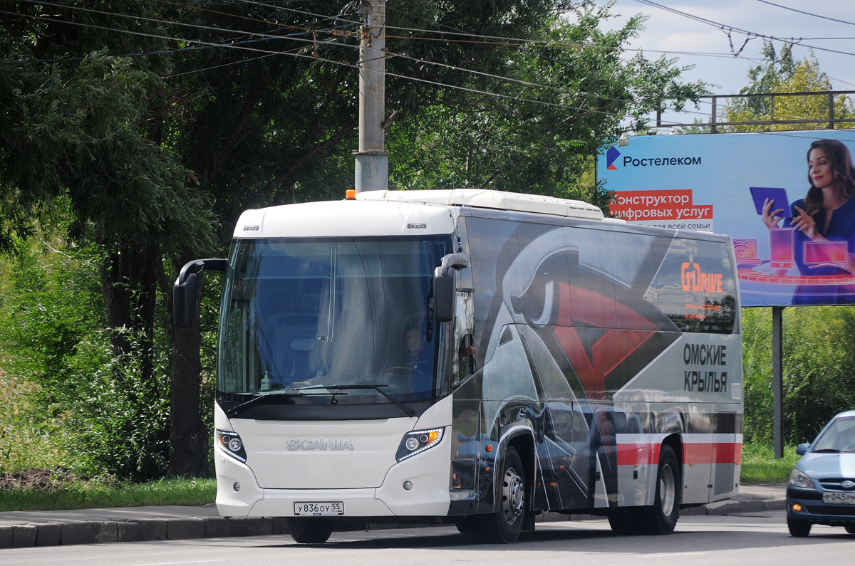 Омская область, Scania Touring HD 12.0 № У 836 ОУ 55