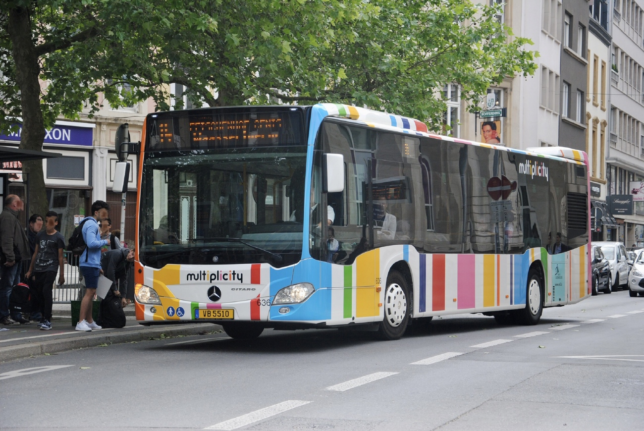 Люксембург, Mercedes-Benz Citaro C2 № 636