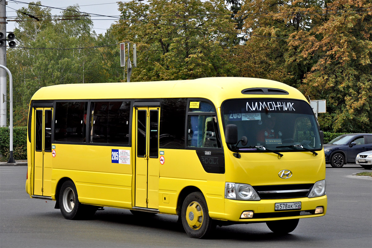 Алтайский край, Hyundai County № В 578 АК 122