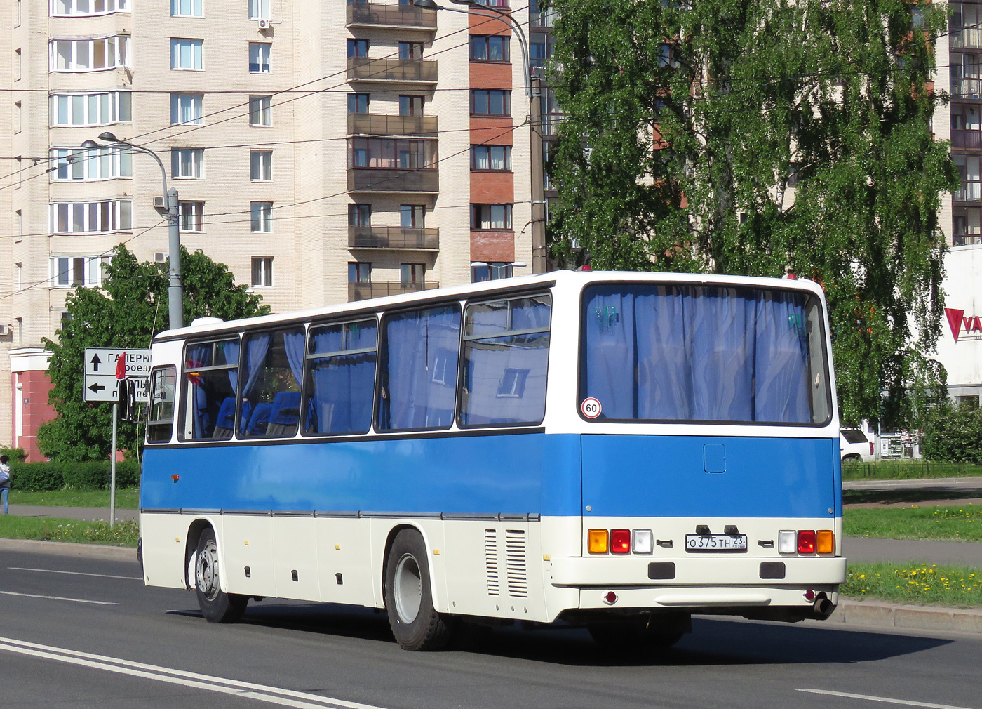 Rostower Gebiet, Ikarus 256.21H Nr. О 375 ТН 23; Sankt Petersburg — IV St.Petersburg Retro Transport Parade, May 26, 2018
