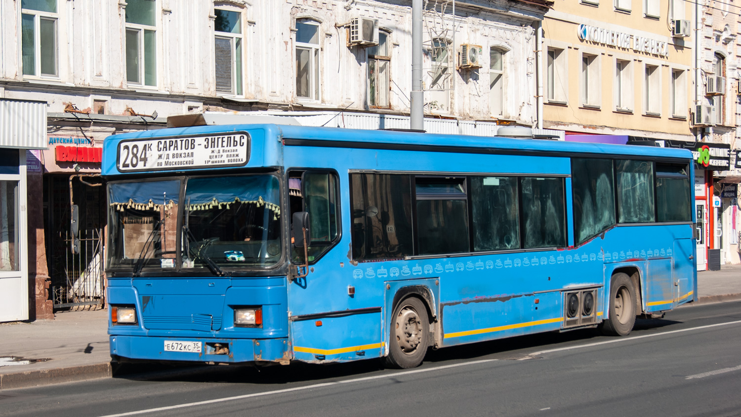 Саратовская область, Scania CN113CLL MaxCi № Е 672 КС 35