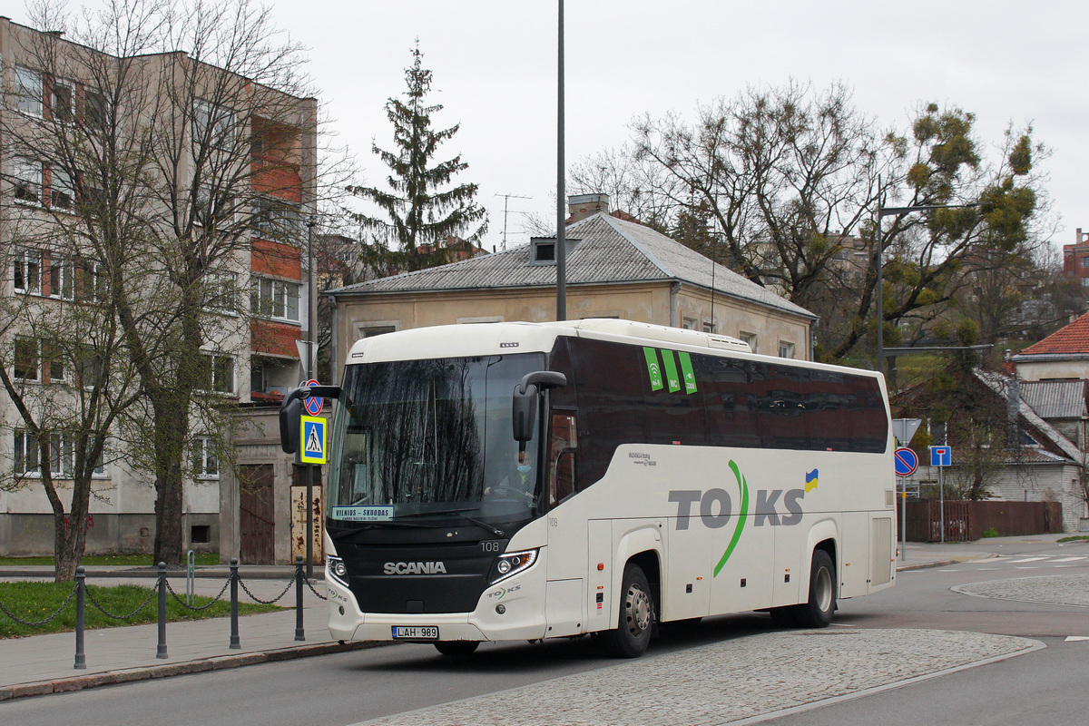 Литва, Scania Touring HD № 108