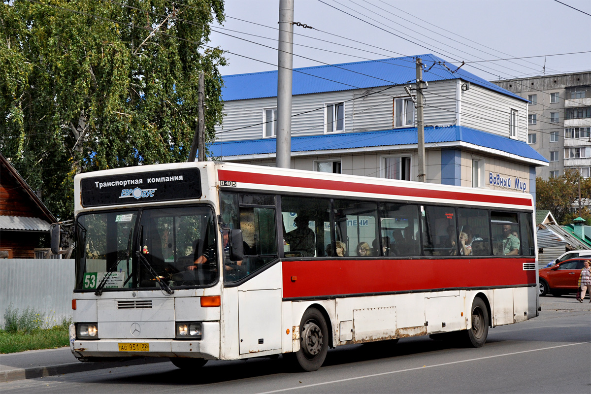 Алтайский край, Mercedes-Benz O405 № АО 951 22