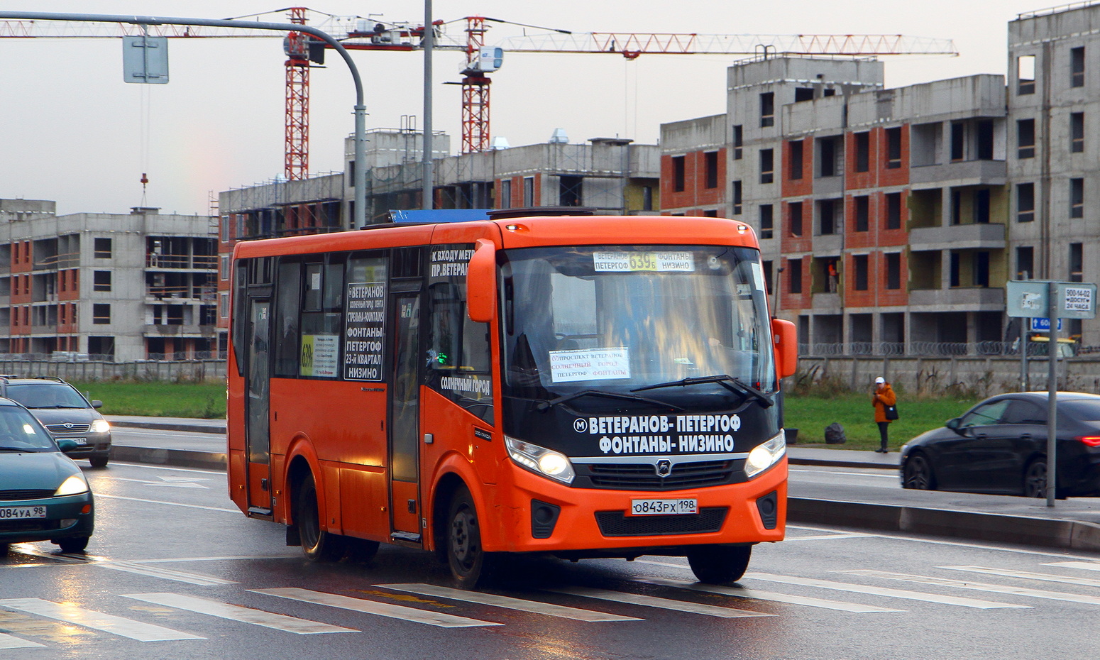 Санкт-Петербург, ПАЗ-320405-04 "Vector Next" № О 843 РХ 198