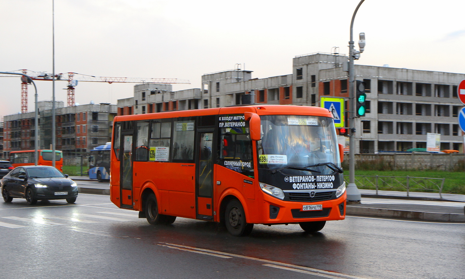 Санкт-Петербург, ПАЗ-320405-04 "Vector Next" № О 816 РЕ 198