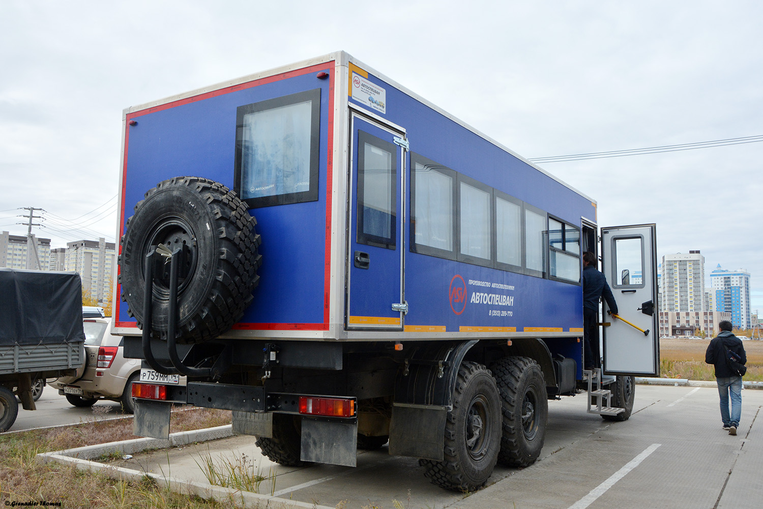 Саха (Якутия), Вахтовые автобусы № Р 759 ММ 14