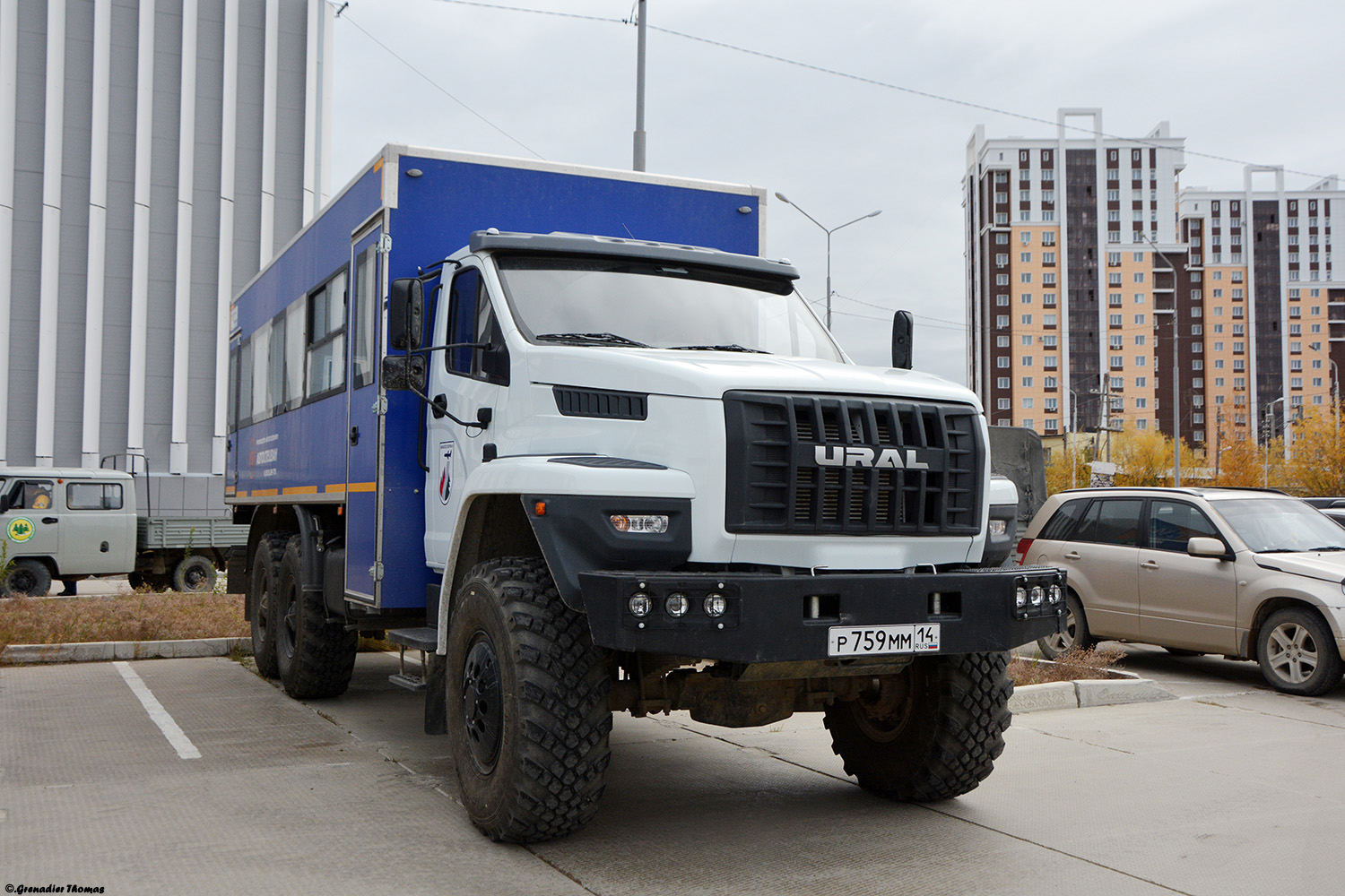 Саха (Якутия), Вахтовые автобусы № Р 759 ММ 14