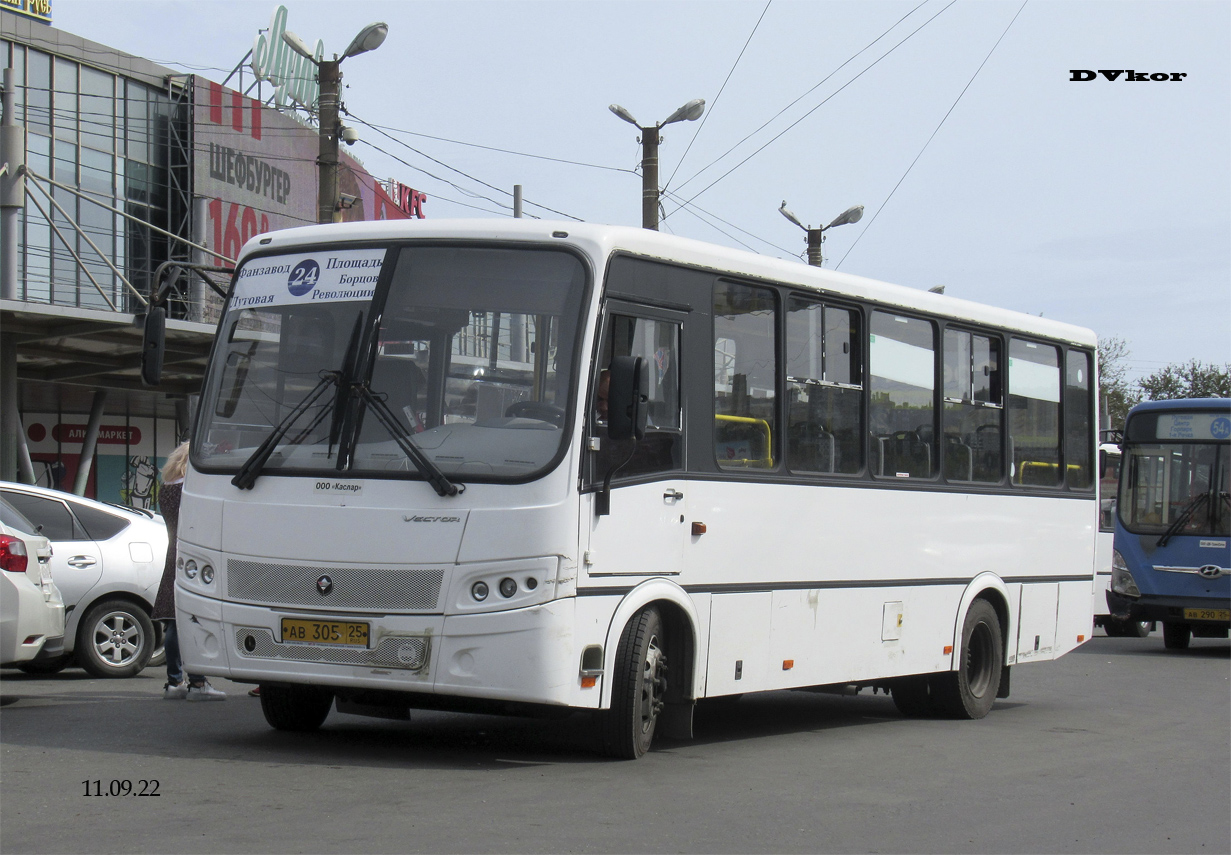 Приморский край, ПАЗ-320412-04 "Вектор" № АВ 305 25