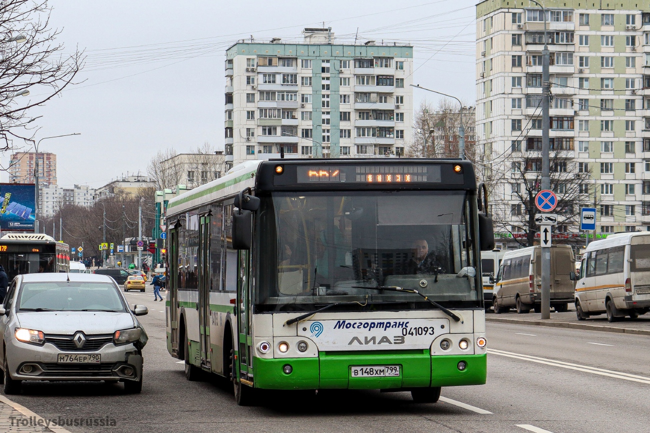 Москва, ЛиАЗ-5292.22 (2-2-2) № 041093