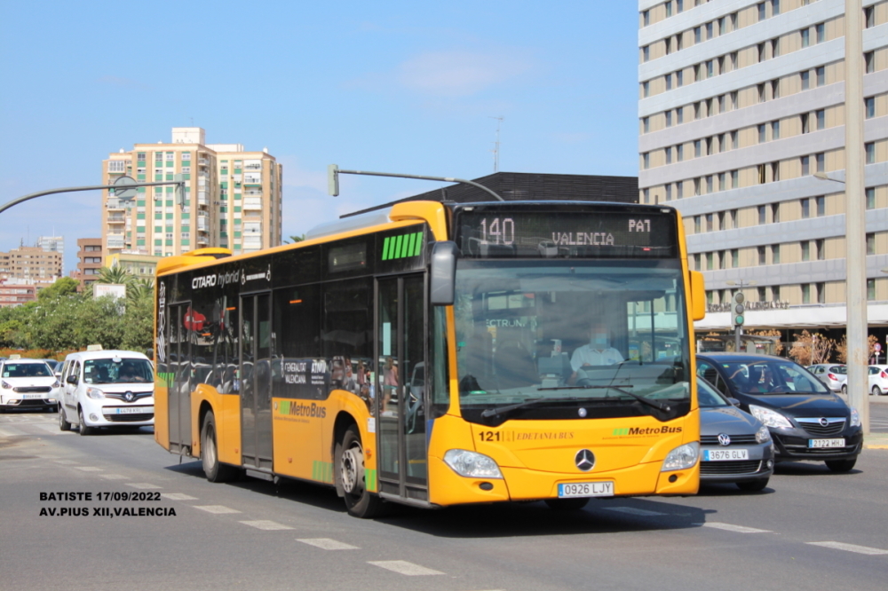 Испания, Mercedes-Benz Citaro C2 hybrid № 121