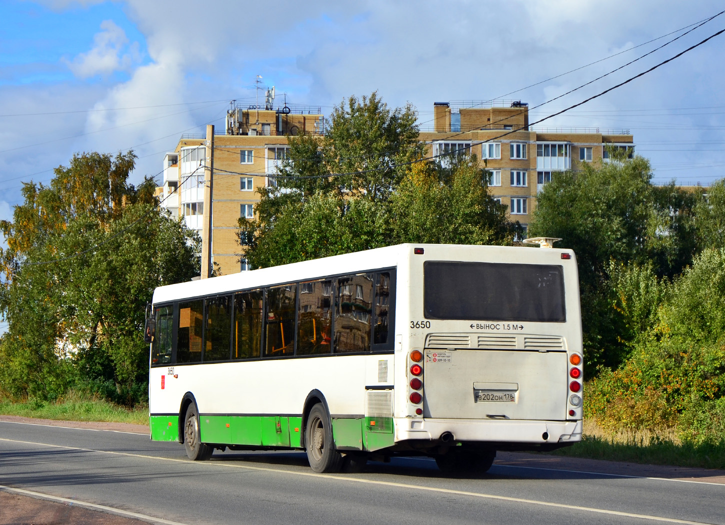 Санкт-Петербург, ЛиАЗ-5293.60 № 3650