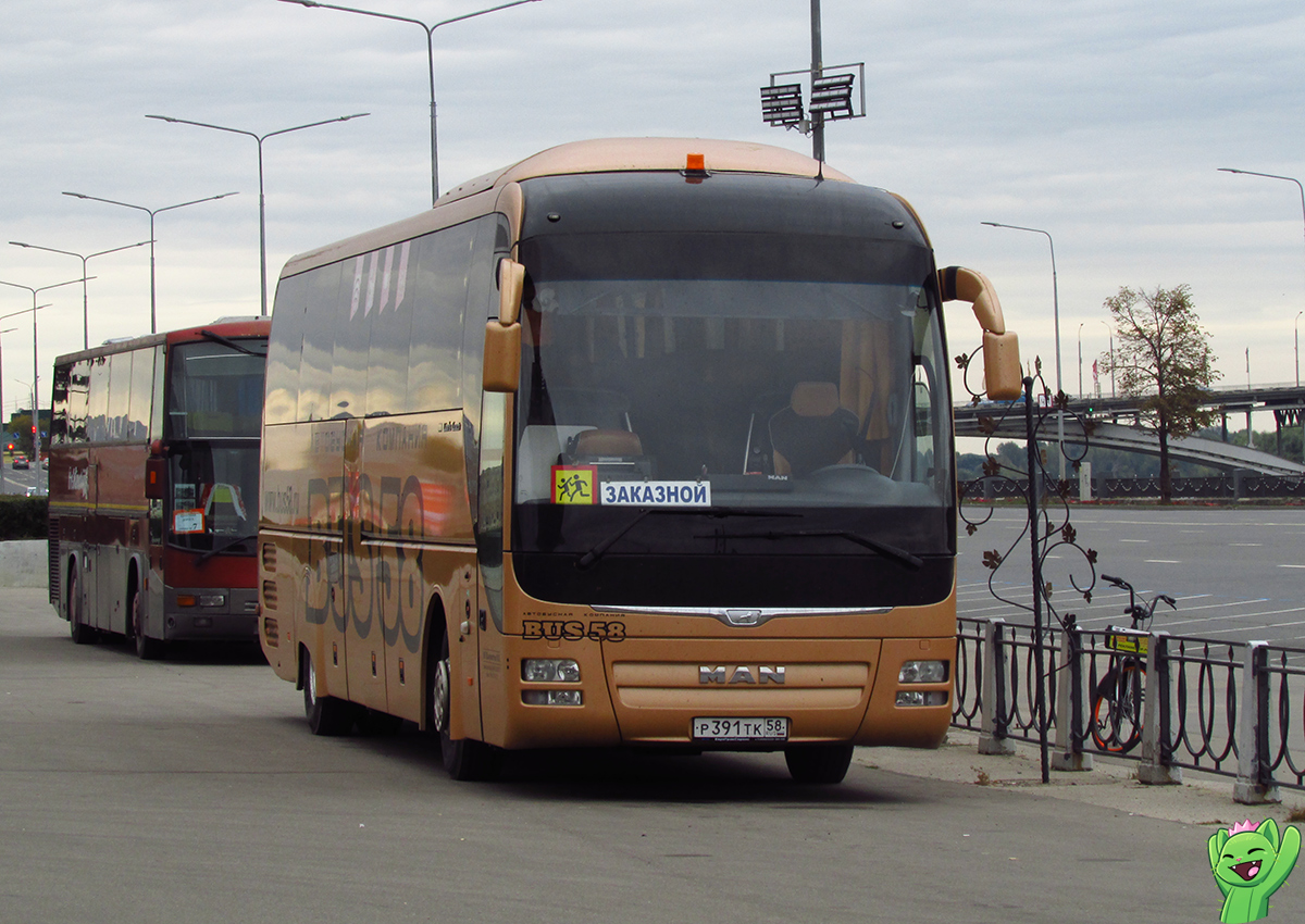 Пензенская область, MAN R07 Lion's Coach RHC444 № Р 391 ТК 58