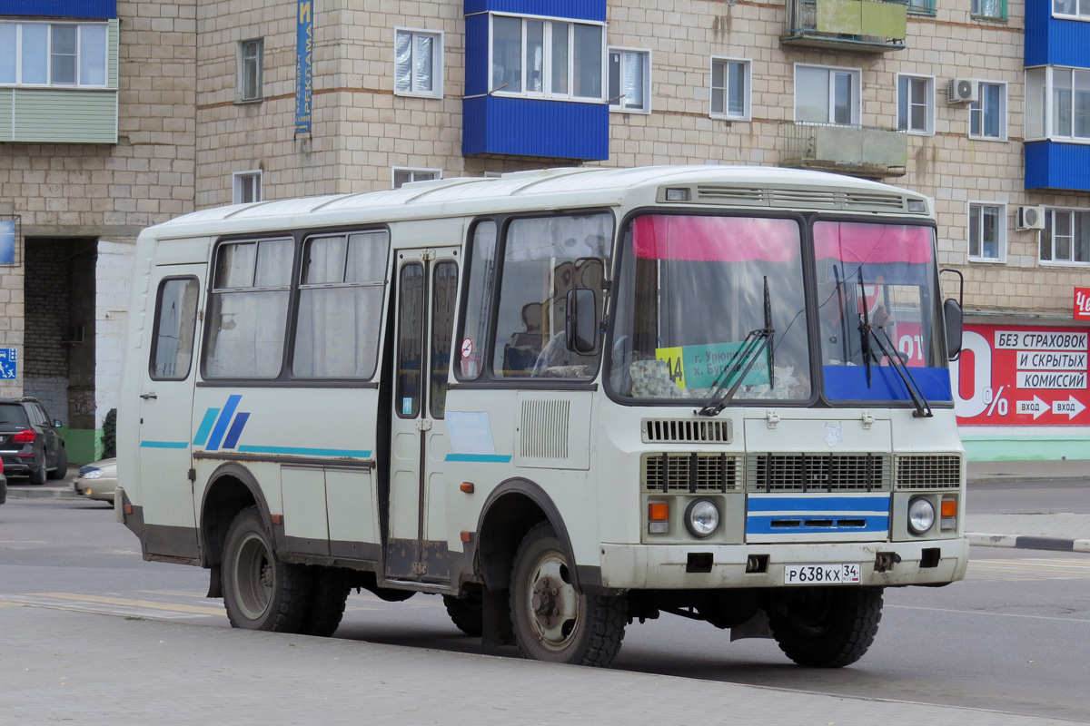 Волгоградская область, ПАЗ-3206-110 № Р 638 КХ 34